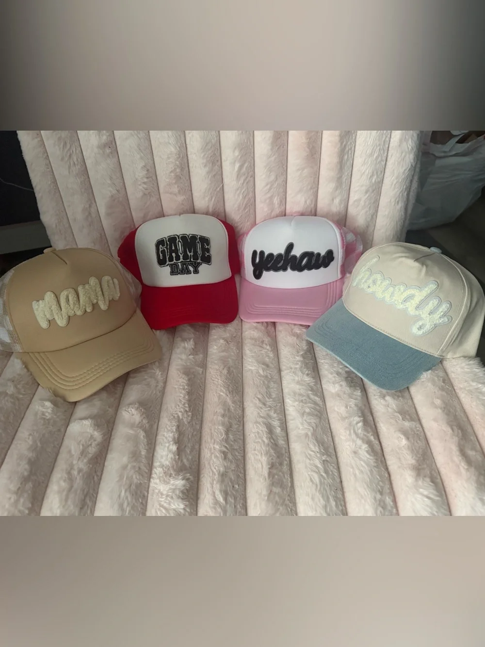 Yeehaw Pink Mesh Trucker Hat for Kids